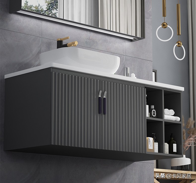 卡贝轻奢浴室柜,卡贝卫浴图片
