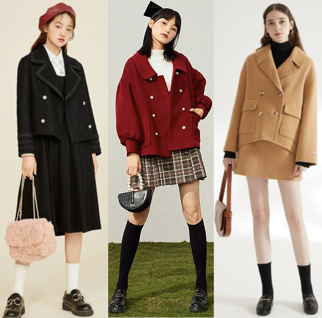 平价毛呢大衣有质感,韩系高级感大衣中长款毛呢外套