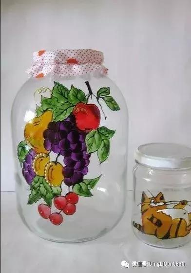创意diy手工制作玻璃瓶彩绘,玻璃瓶彩绘手工