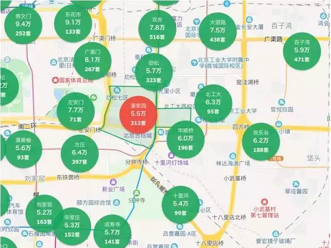 三环边房价多少钱一平,三环内哪里的房价最便宜