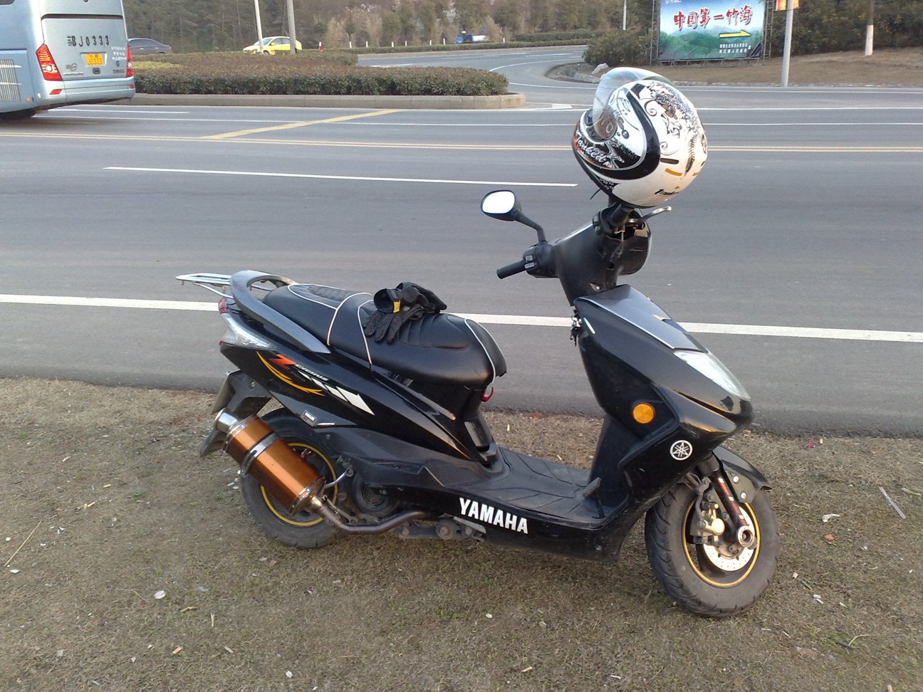前天说了我买的铃木UY125今天说别样乐趣：雅马哈迅鹰125
