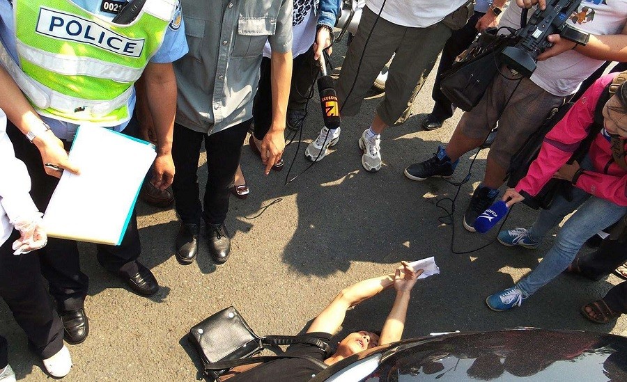 遇到碰瓷*党**讹钱怎么办？这位老司机的做法就真的很有效