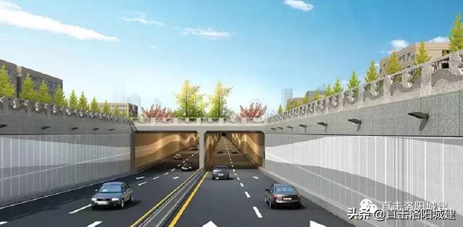 洛阳状元红路隧道示意图,洛阳涧西周山隧道