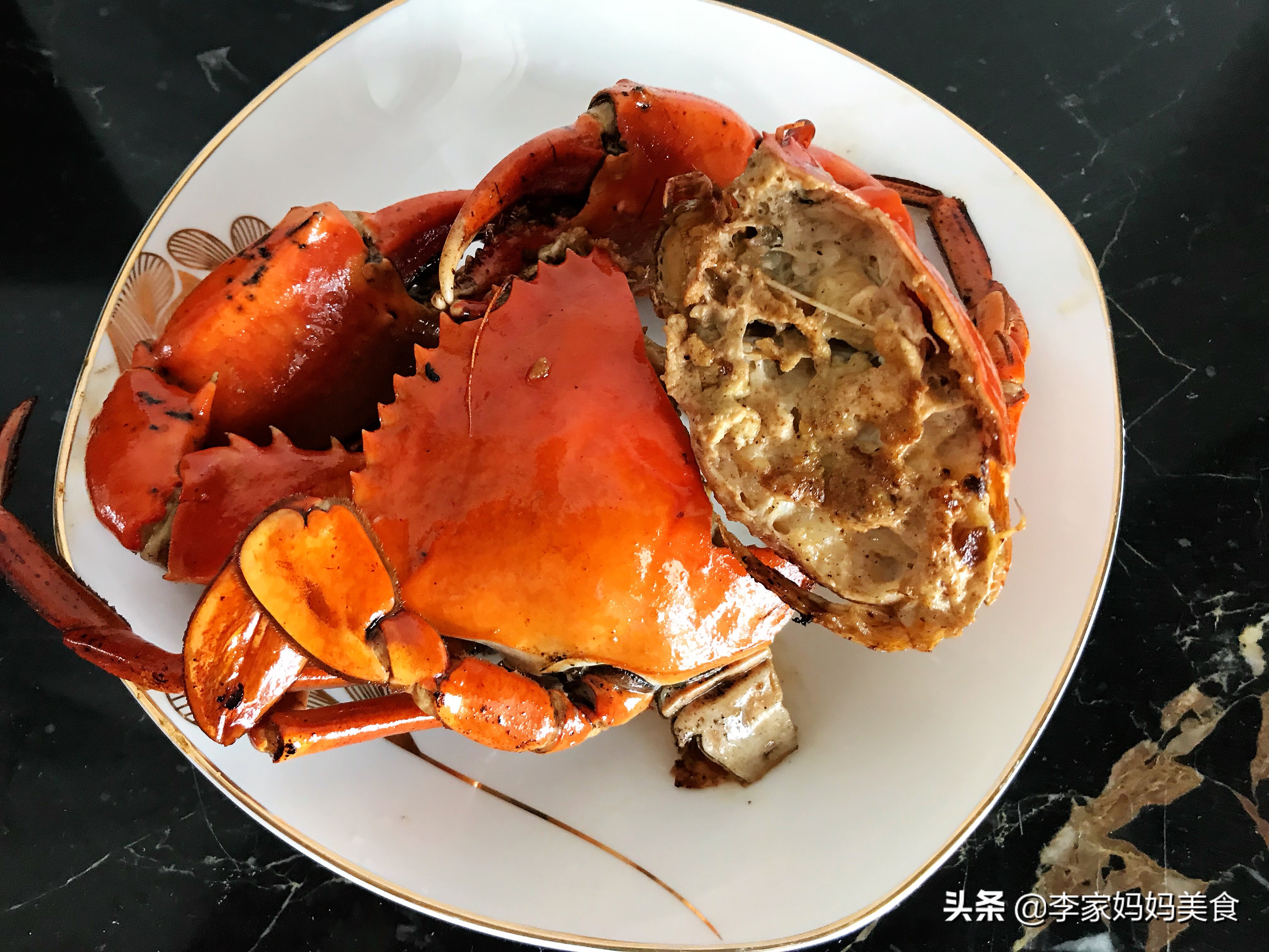 正宗舟山老渔民螃蟹做法,老蟹的做法大全视频