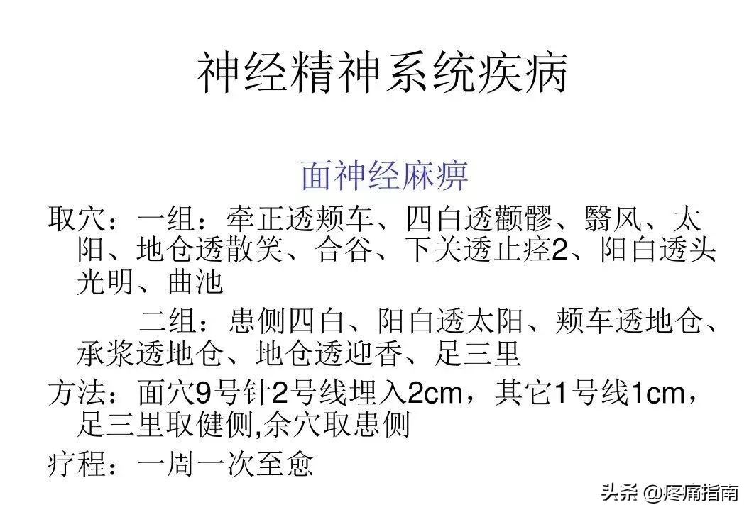 穴位埋线治疗最好方法,常见病的穴位治疗视频