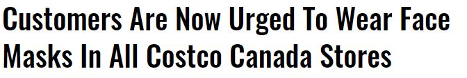 加拿大costco口罩,costco排队买口罩