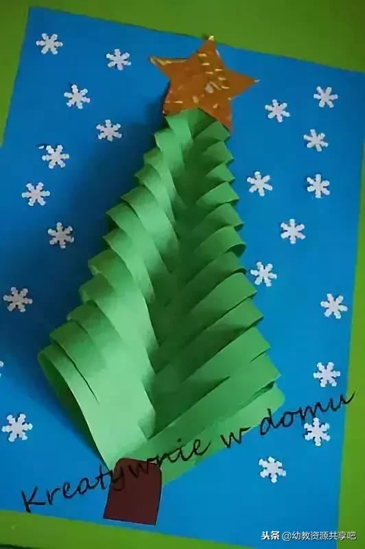 圣诞节贺卡1分钟做好,圣诞节简单一点的贺卡