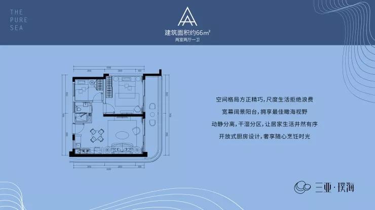 三亚璞海88平两房,三亚璞海66平米价格