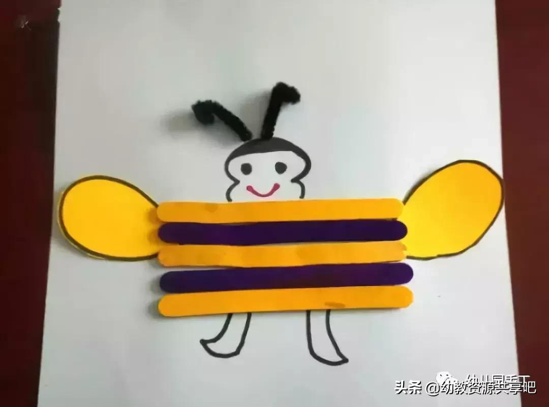 小蜜蜂手工制作可以戴头上的,小蜜蜂手工制作大全图片