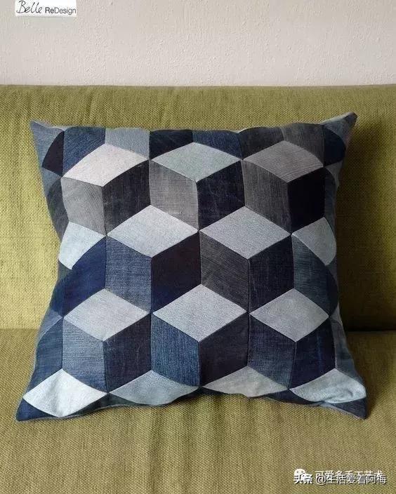 牛仔裤旧物改造手工制作小学生,废旧牛仔裤各种改造图解