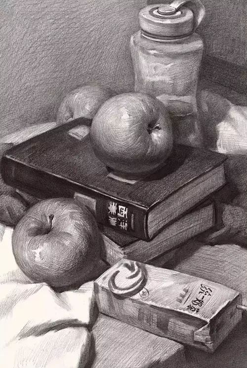 素描衬布的画法和步骤,你掌握了平面图的绘画方法了吗