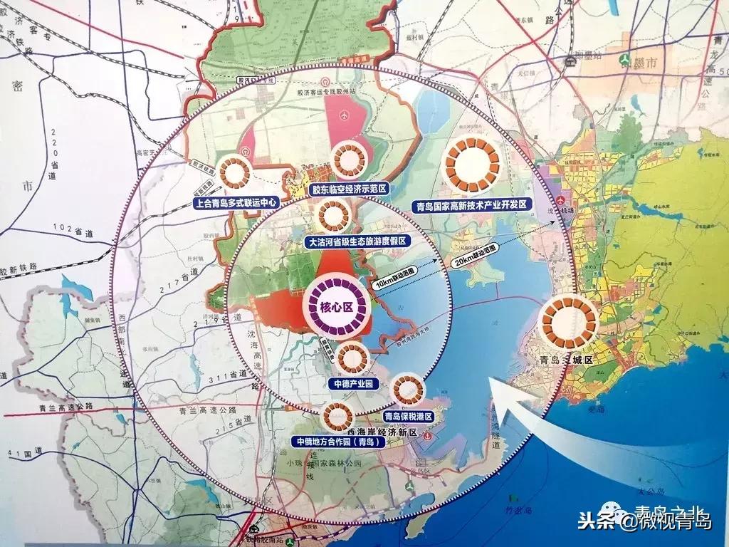 胶州经济开发区和少海片区对比,胶州经济技术开发区规划图