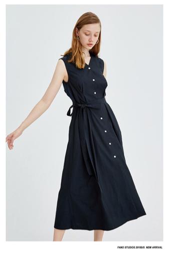 气质系带连衣裙,气质系带收腰连衣裙