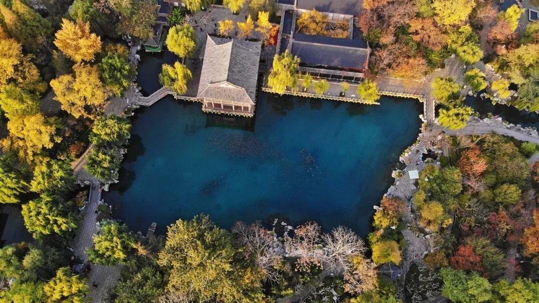 济南四大泉群,济南四大泉群全景图