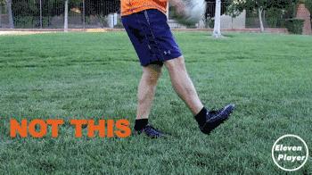 足球颠球片段式教学教案全册,颠球的几个要素