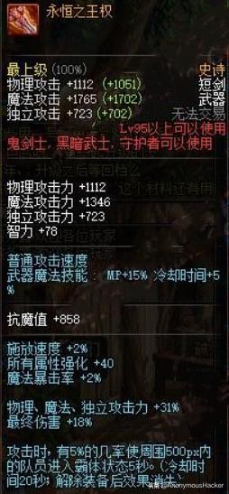 盘点dnf老版本经典装备,dnf老版本最稀有的史诗