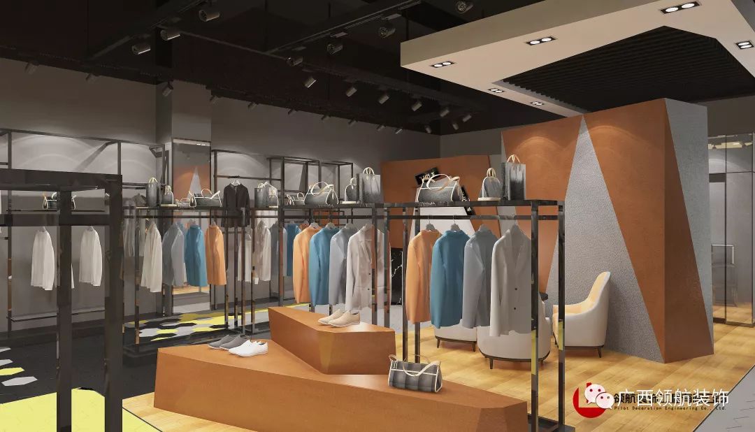 服装店装修技巧与风格,服装店装修男装20平