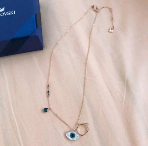 施华洛世奇恶魔之眼氧化清洗,施华洛世奇恶魔之眼银