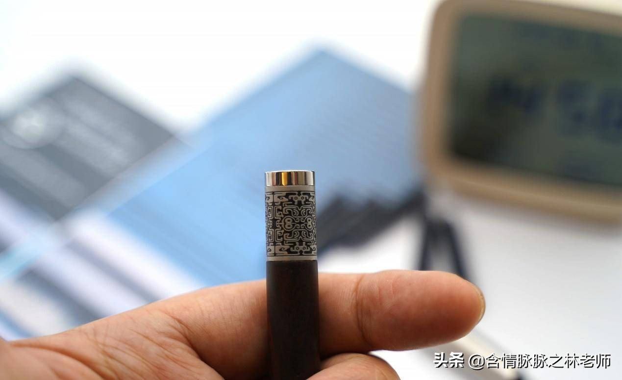 实木和现代的结合,笔下文创转轮钢笔体验