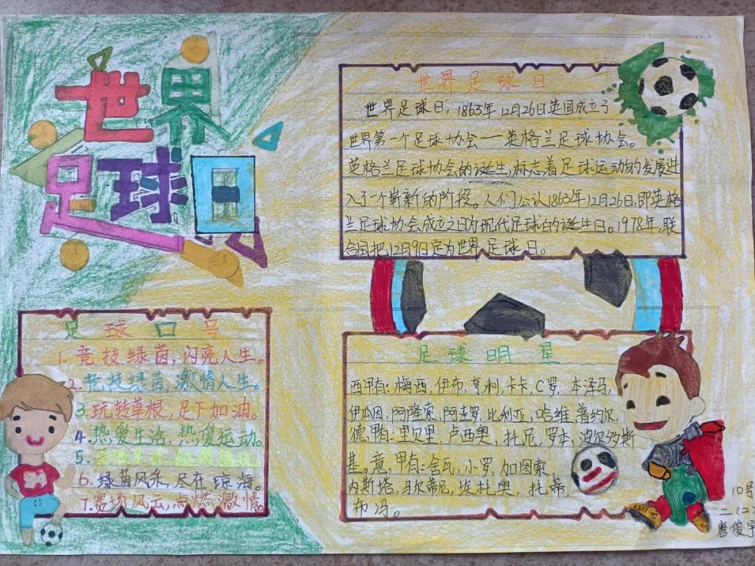 我与校园足球手抄报,以校园足球为主题手抄报