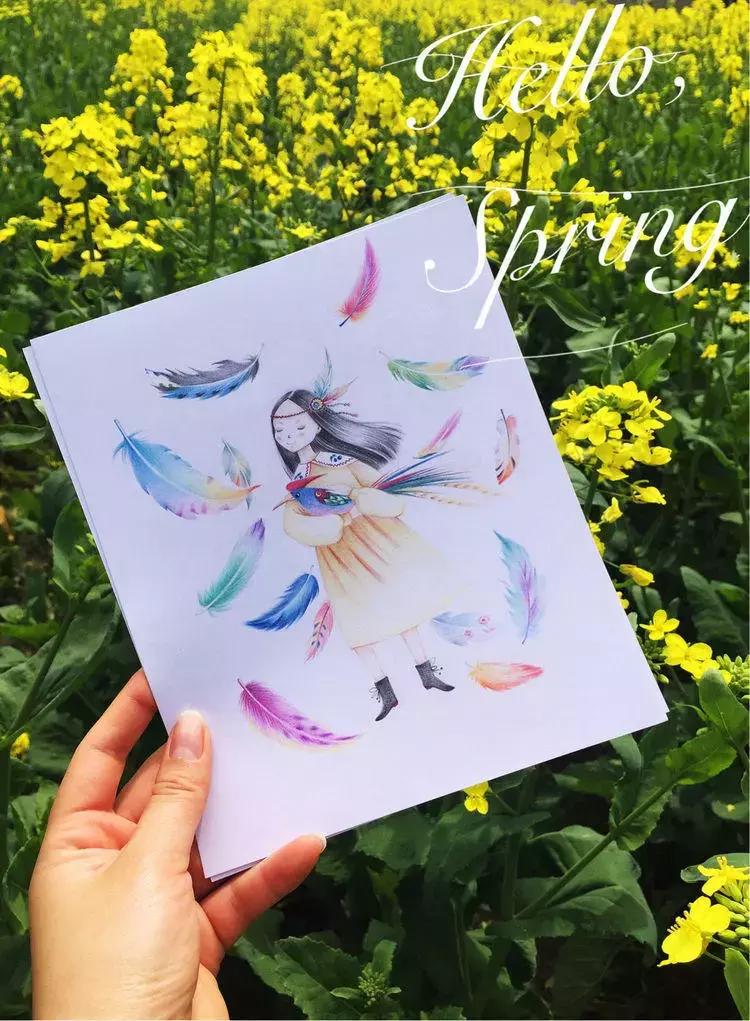 初学彩铅如何练习叠色,初学者彩铅画教学风景