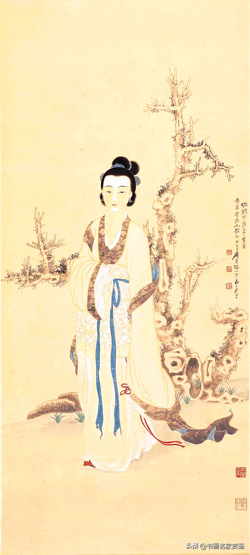 最早推动发扬了在画面上题写诗文，使诗书画合璧，被后世所继承