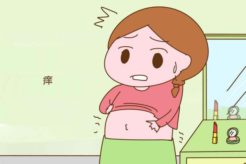 怀孕肚皮痒用手挠对胎儿有影响吗,怀孕肚皮痒是不是要长妊娠纹了