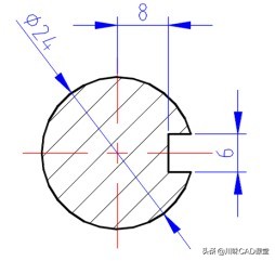 autocad3d建模,用autocad画零件平面图教程