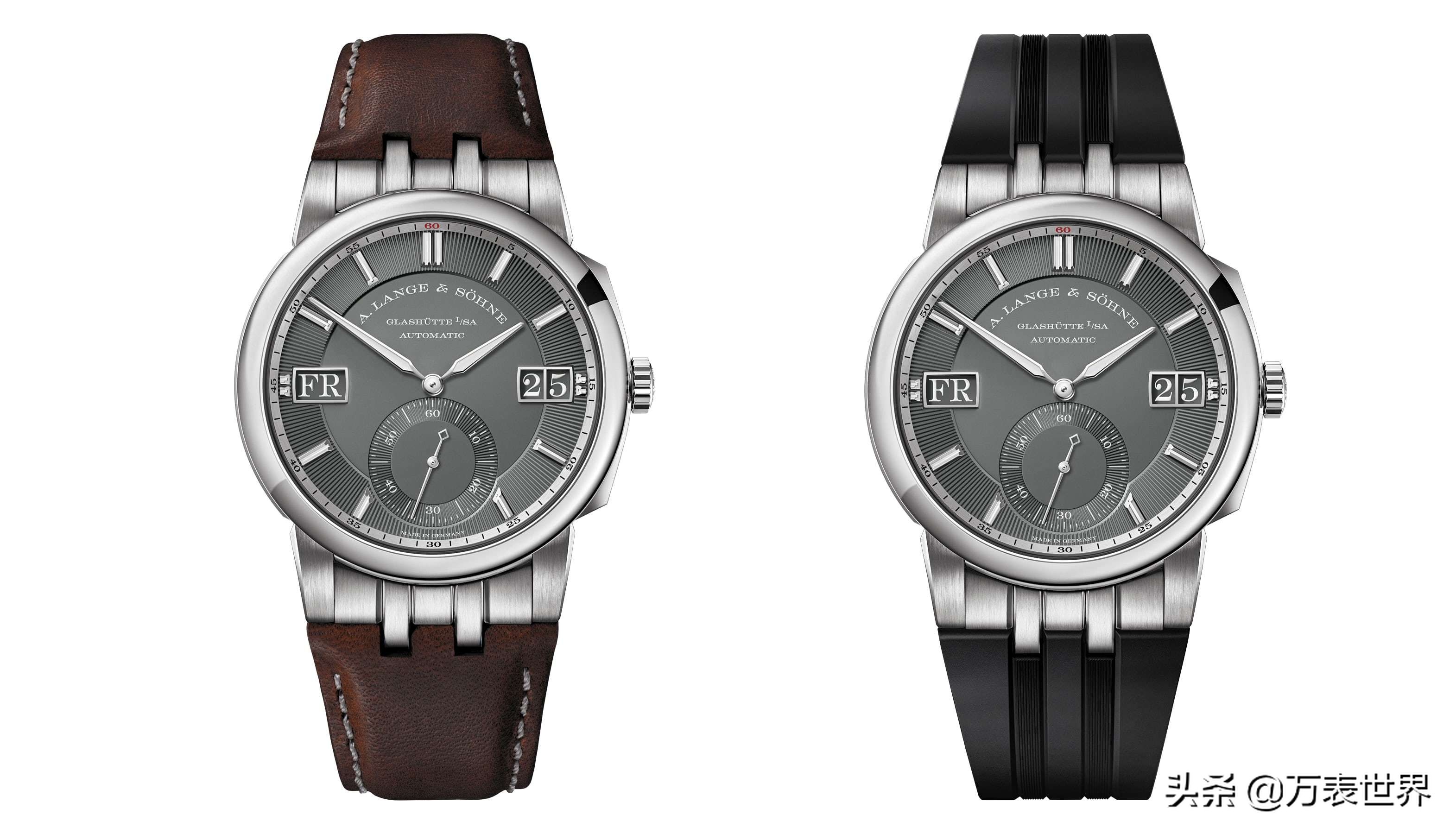 只做正装表的朗格，现在有橡胶表带了？