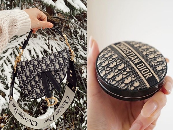 dior老花经典款,dior老花中古粉色