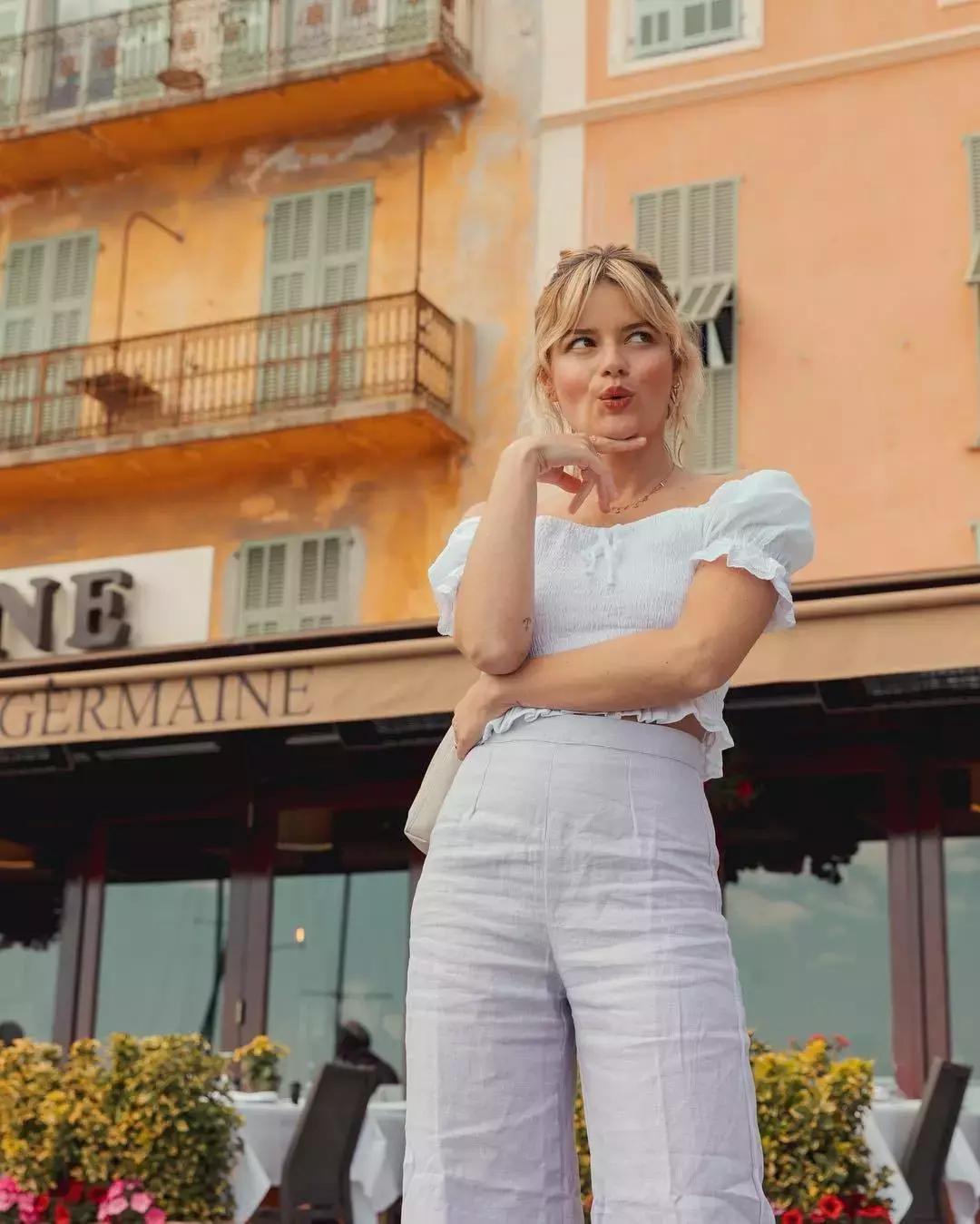 法式chic套装,frenchchic条纹