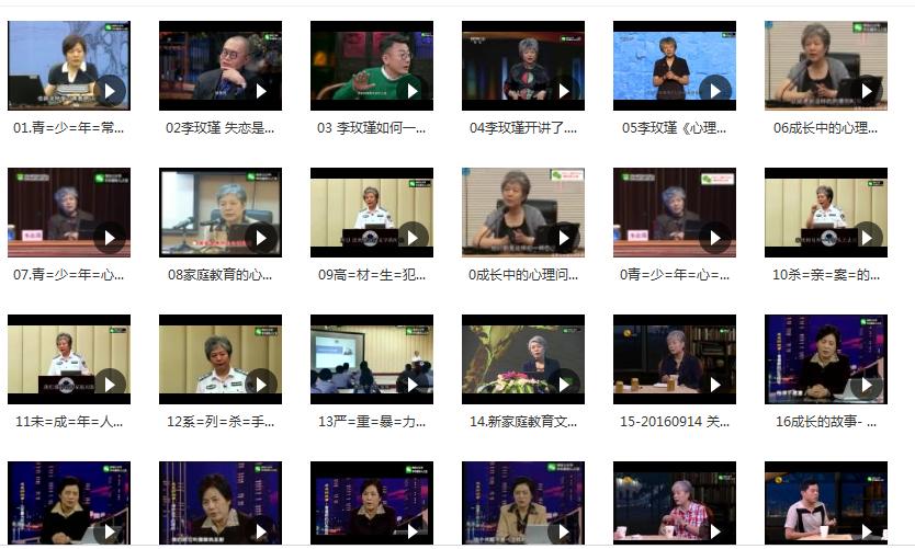 儿童教育专家李玫瑾1-3岁识字,李玫瑾儿童教育讲座视频直播