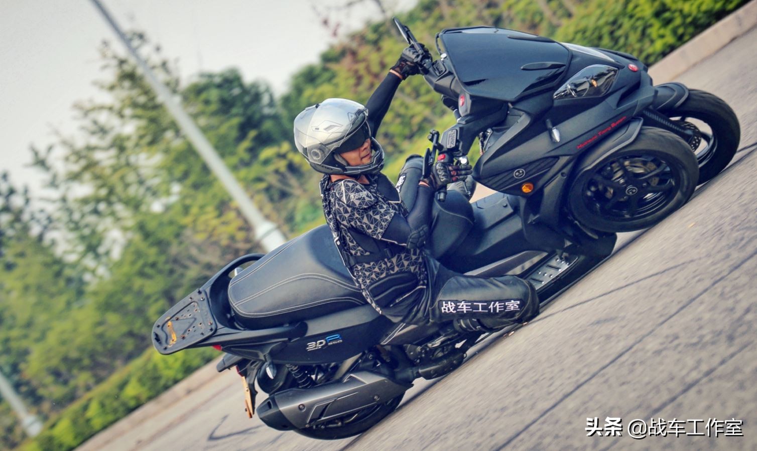 宏佳腾350评测视频,宏佳腾3d350r试驾