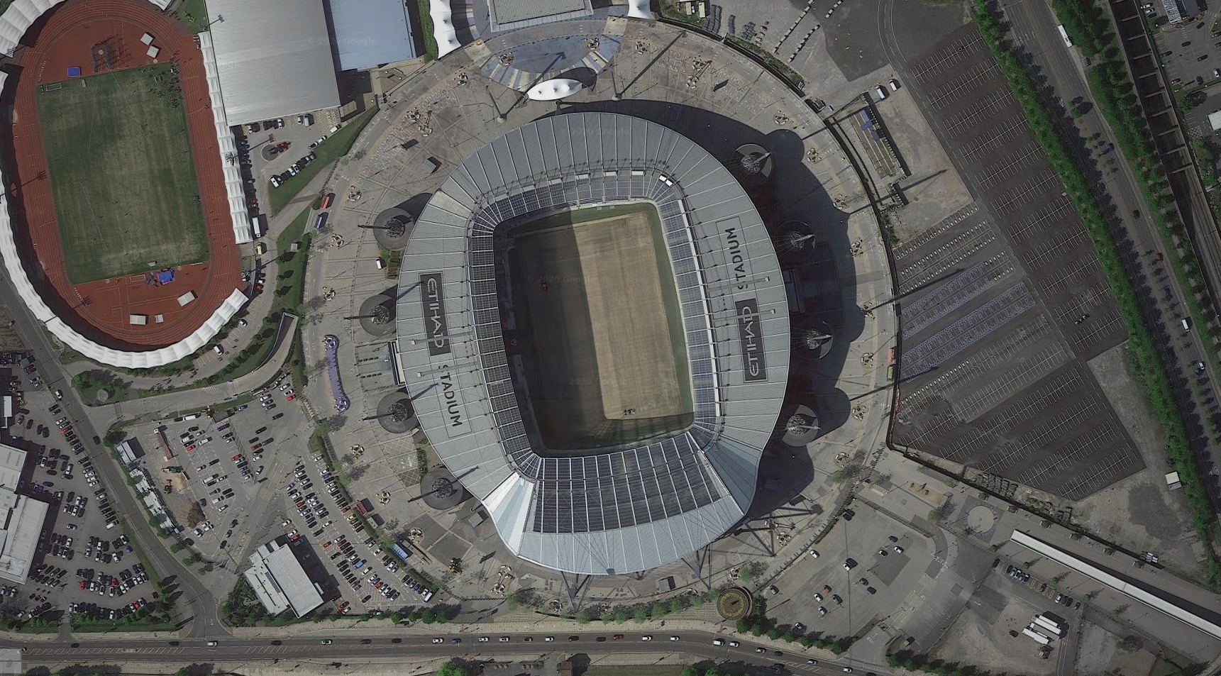 德甲十大足球场,英超各俱乐部足球场航拍