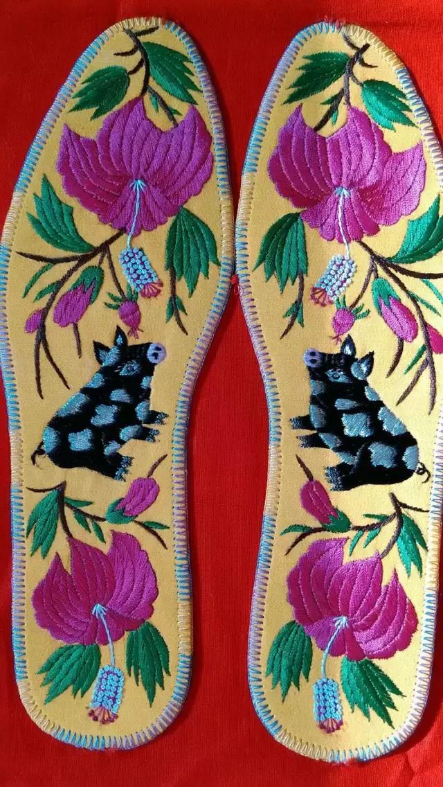 好看的刺绣鞋垫图案大全,刺绣鞋垫100种图片