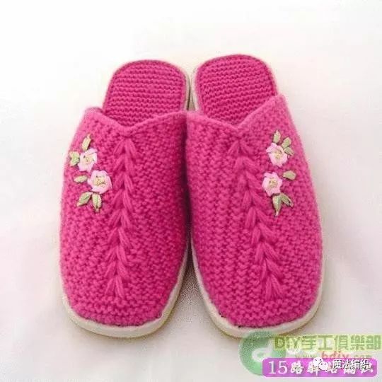 毛线拖鞋40码的拖鞋起多少针,毛线拖鞋人字拖鞋打法