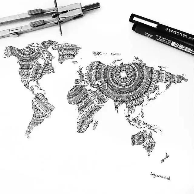 墙上画画装饰,把家里白墙都画满好看的画