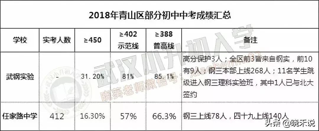 青山区武钢实验学校好进吗,武钢实验中学排名第几