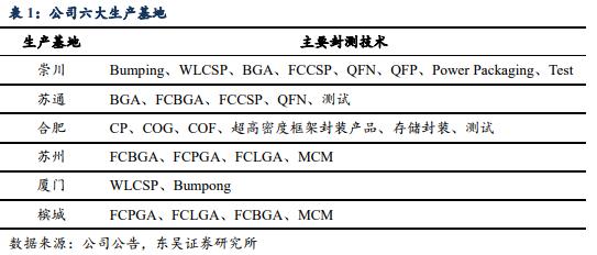 国内封装厂产能,国内芯片封装的厂
