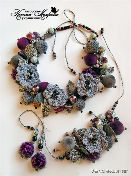 编织的饰品,可以用钩针钩的小饰品