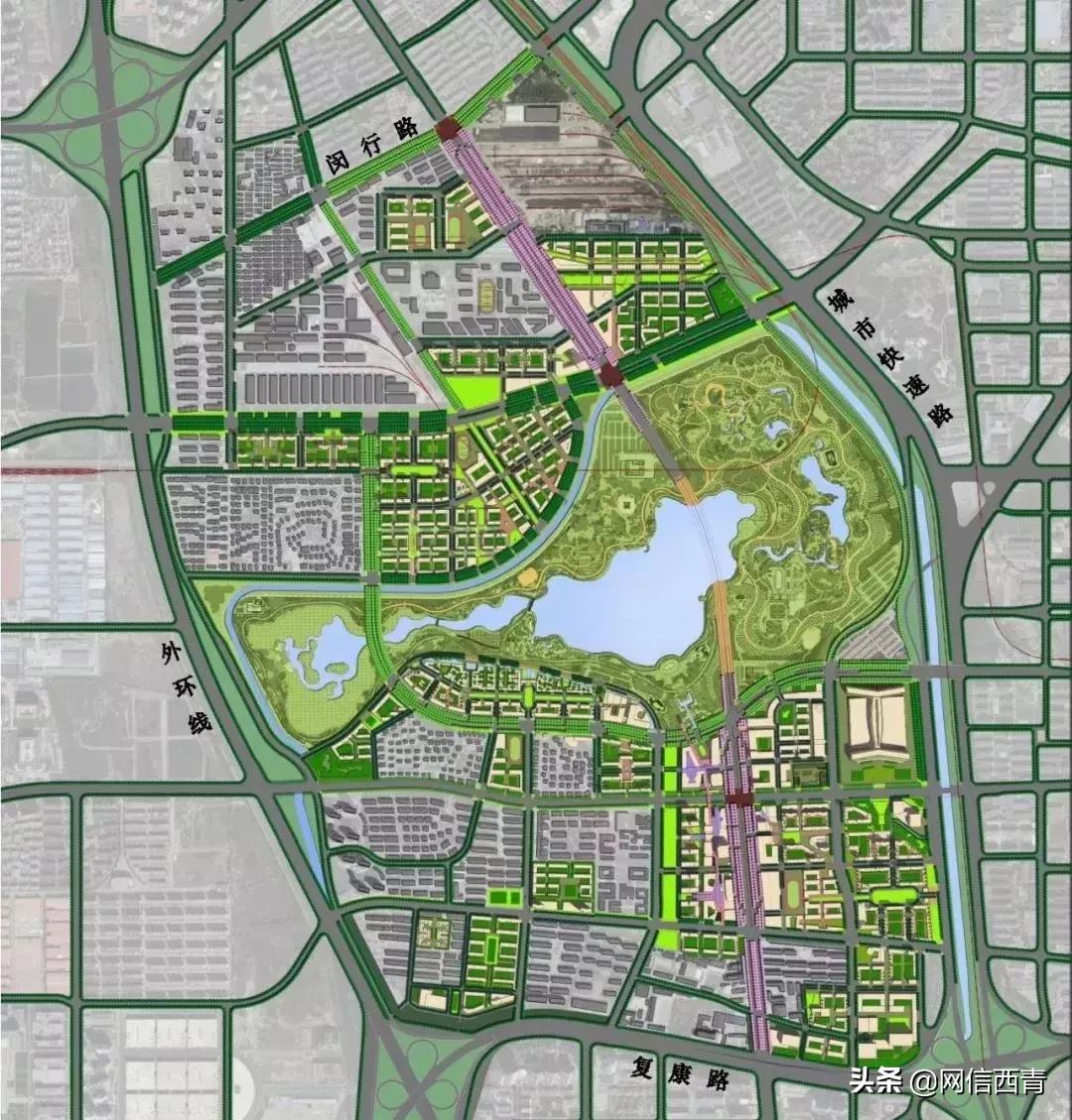 水西公园景观节点,水西公园板块规划