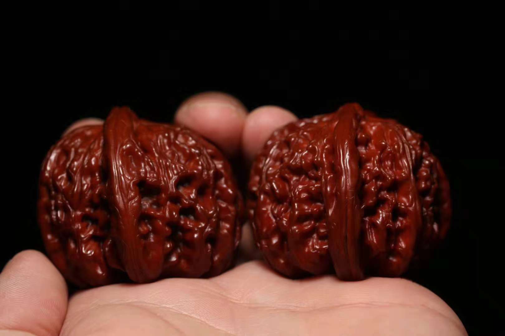 盘核桃过程中核桃变化,盘核桃如何让核桃变红