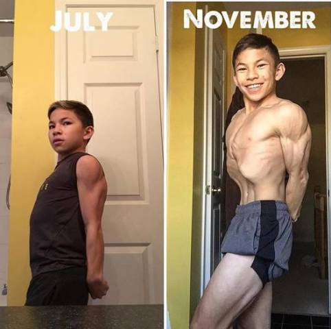 19岁男生健身太壮被人嘲笑,18岁瘦子健身被嘲笑