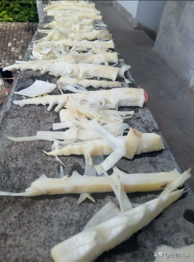 怎样制作竹笋干农村里自家不会坏,烤竹笋干的烤箱制作