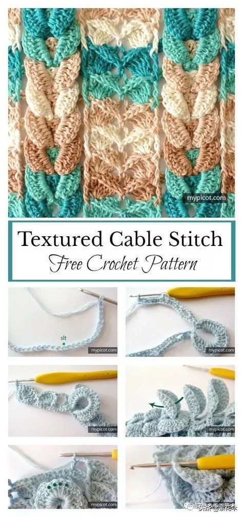 学毛线钩花一学就会简单,新手学毛线钩花