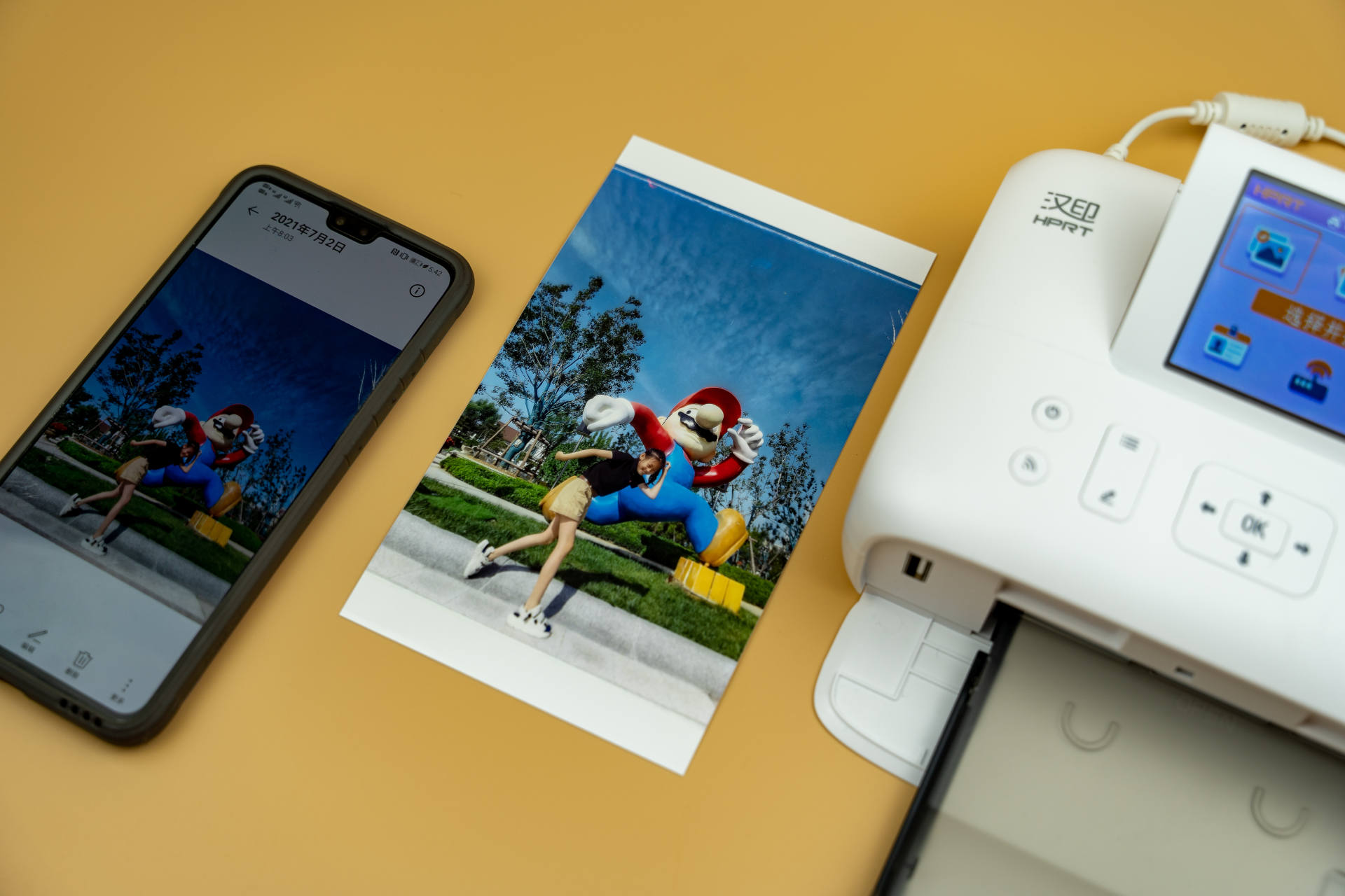 汉印照片打印机cp4100使用教程,cp4000l小型照片打印机怎么使用