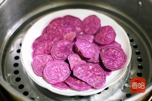 紫薯西多士做法空气炸锅,紫薯西多士烤箱