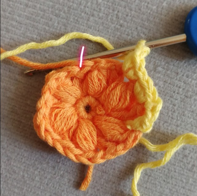 花片钩编图解,六边形花片图解