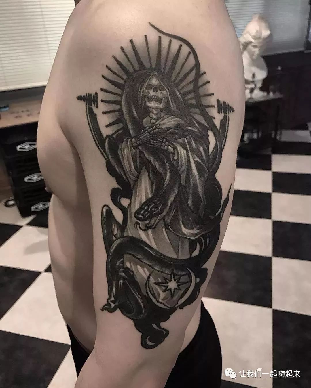 暗黑风格的纹身,暗黑风格纹身简洁