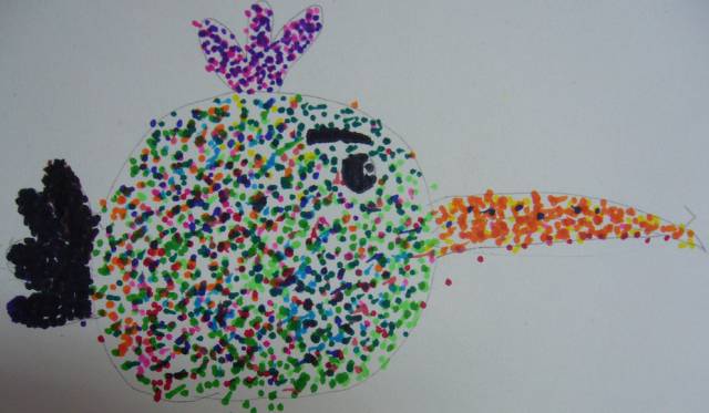 印染手工制作,印染拓印画